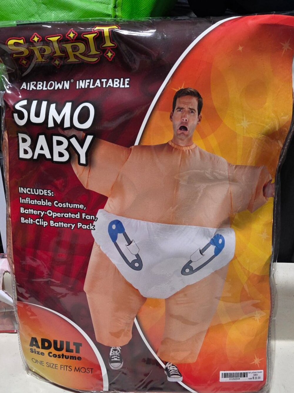 Spirit Halloween Inflatable Baby Costume